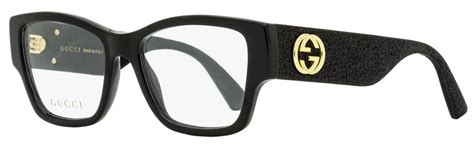 gucci black glitter glasses|designer glasses gucci.